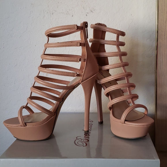 Breckelles Shoes Breckelles Cage High Heels Poshmark Breckelles Shoes Breckelles Cage High Heels Poshmark